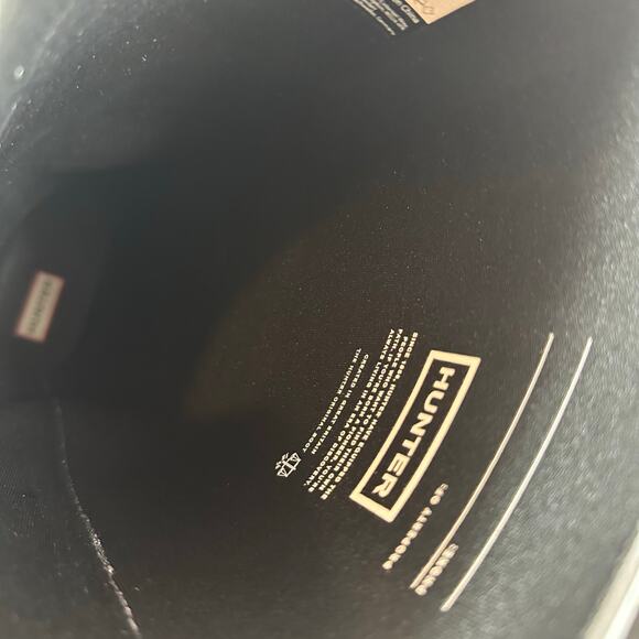 Hunter Women's Original Tall Rain Boots Black Size 9 - Picture 7 of 9